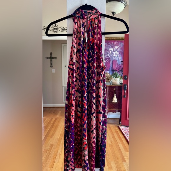 Trina Turk dress mixed media print, EUC - Picture 5 of 7